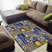 Tokelau Manuia te Kilihimahi Area Rug Pacific Patchwork Xmas Vibes - Polynesian Pride