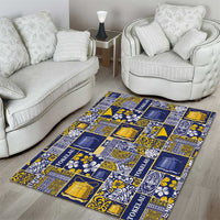 Tokelau Manuia te Kilihimahi Area Rug Pacific Patchwork Xmas Vibes - Polynesian Pride