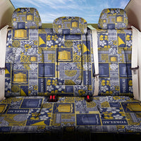 Tokelau Manuia te Kilihimahi Back Car Seat Cover Pacific Patchwork Xmas Vibes - Polynesian Pride
