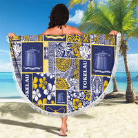 Tokelau Manuia te Kilihimahi Beach Blanket Pacific Patchwork Xmas Vibes - Polynesian Pride