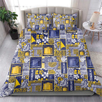 Tokelau Manuia te Kilihimahi Bedding Set Pacific Patchwork Xmas Vibes - Polynesian Pride