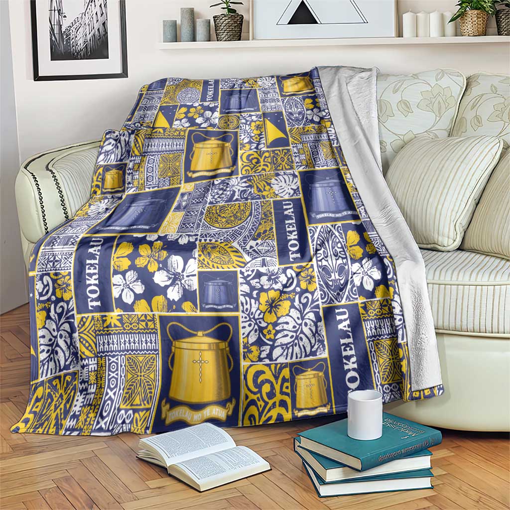 Tokelau Manuia te Kilihimahi Blanket Pacific Patchwork Xmas Vibes - Polynesian Pride