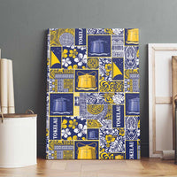 Tokelau Manuia te Kilihimahi Canvas Wall Art Pacific Patchwork Xmas Vibes LT9 - Polynesian Pride