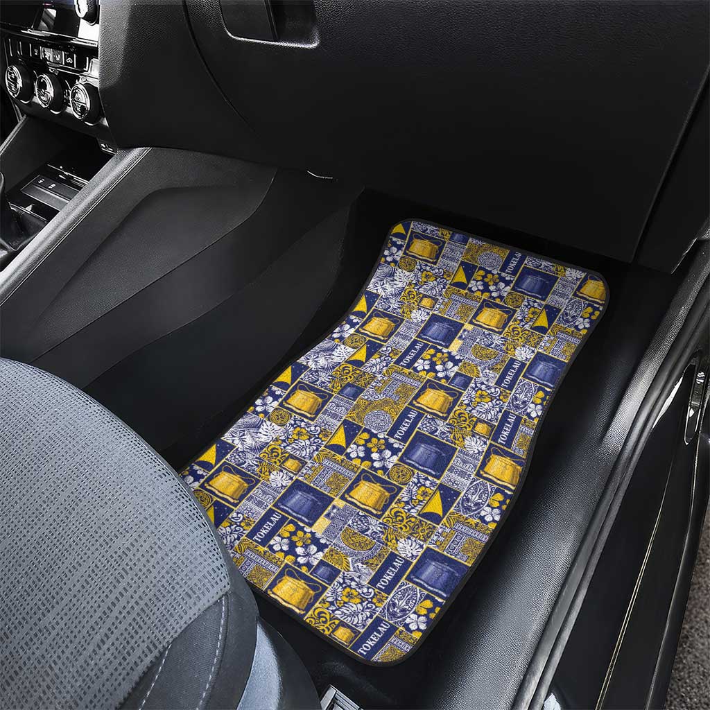 Tokelau Manuia te Kilihimahi Car Mats Pacific Patchwork Xmas Vibes LT9 - Polynesian Pride