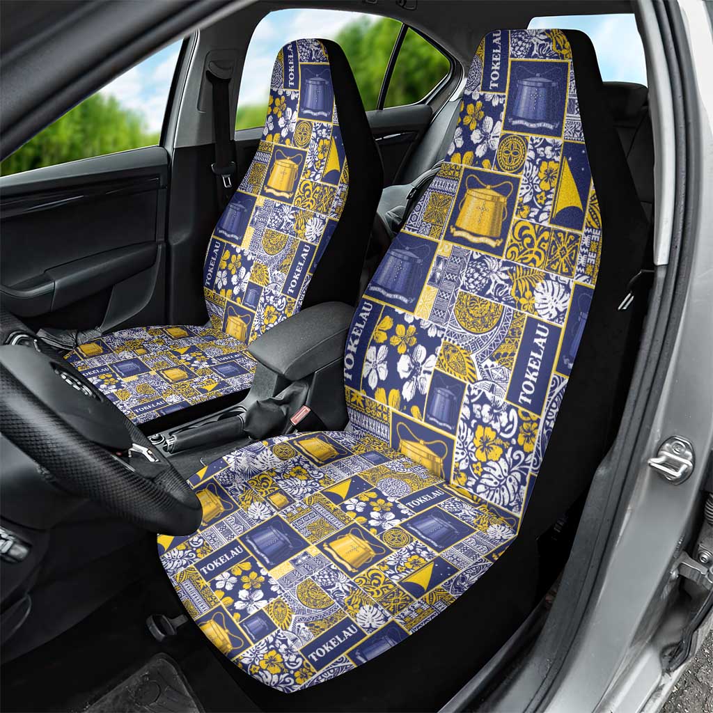 Tokelau Manuia te Kilihimahi Car Seat Cover Pacific Patchwork Xmas Vibes - Polynesian Pride