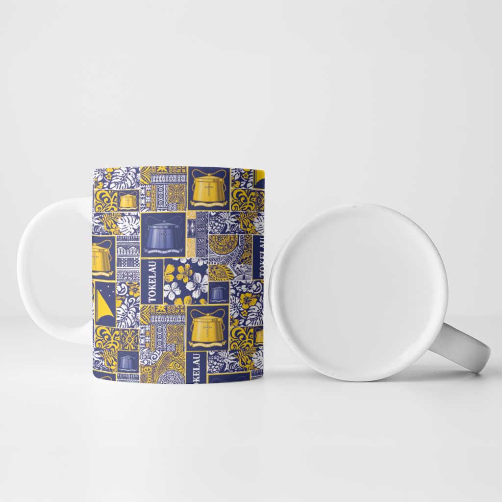 Tokelau Manuia te Kilihimahi Ceramic Mug Pacific Patchwork Xmas Vibes LT9 - Polynesian Pride