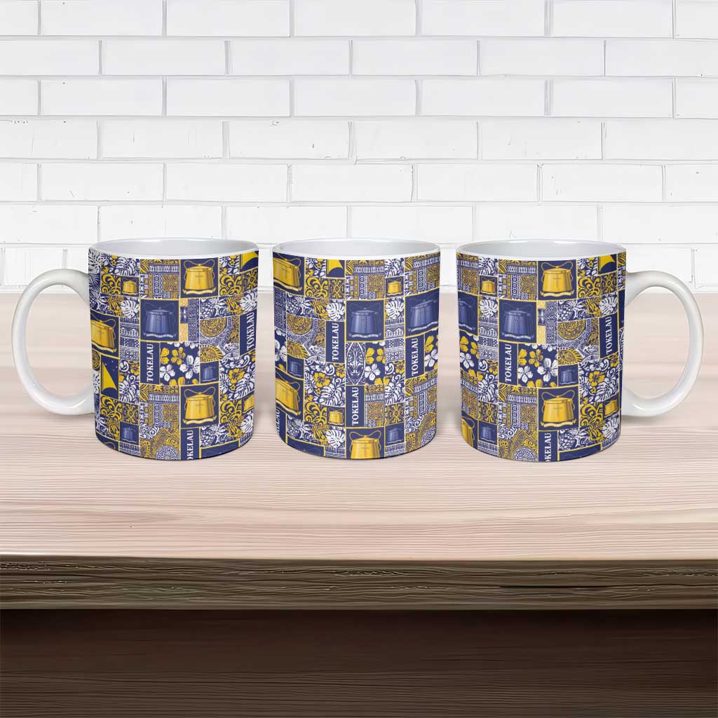 Tokelau Manuia te Kilihimahi Ceramic Mug Pacific Patchwork Xmas Vibes LT9 - Polynesian Pride