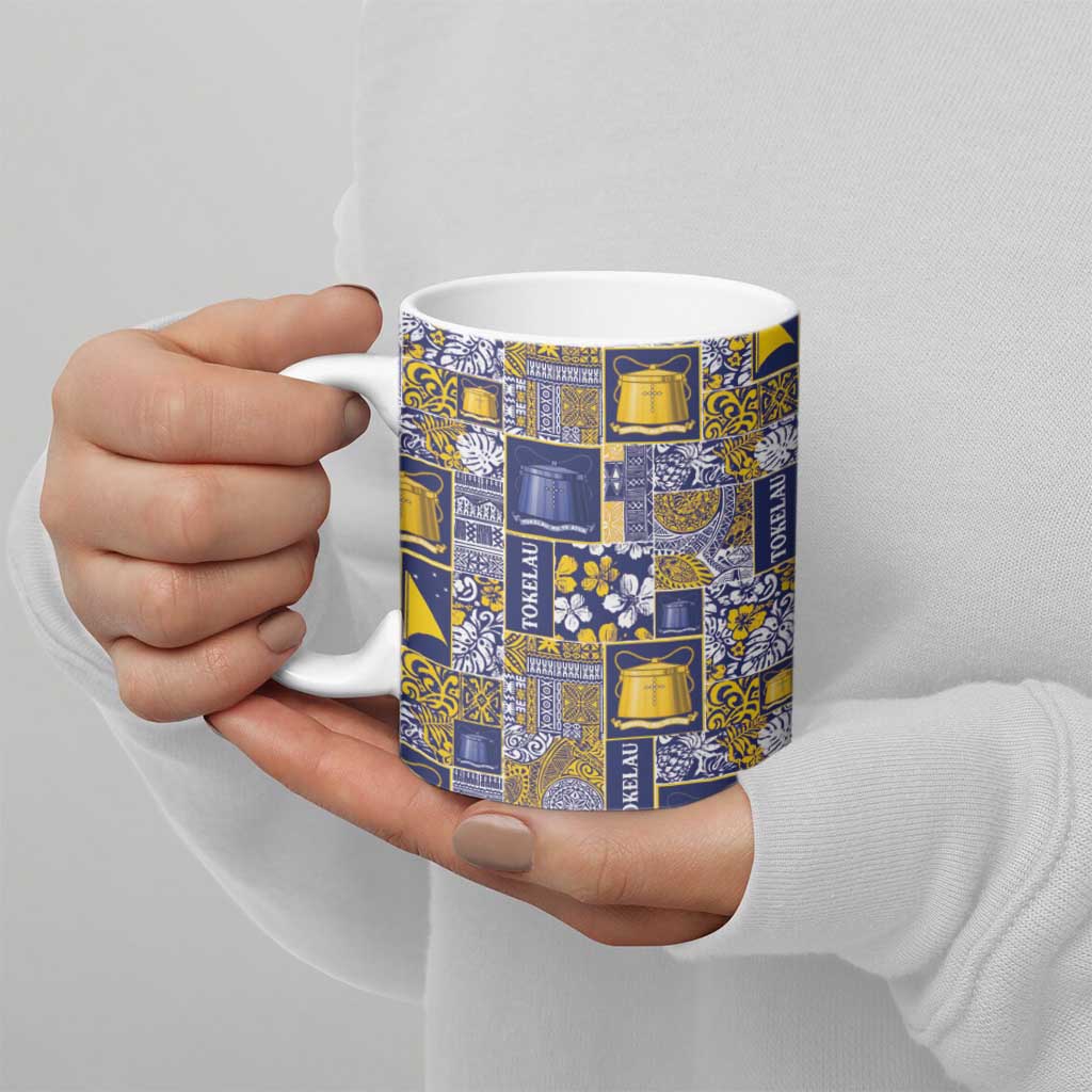 Tokelau Manuia te Kilihimahi Ceramic Mug Pacific Patchwork Xmas Vibes LT9 - Polynesian Pride