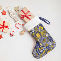 Tokelau Manuia te Kilihimahi Christmas Stocking Pacific Patchwork Xmas Vibes - Polynesian Pride