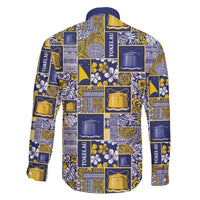 Tokelau Manuia te Kilihimahi Family Matching Long Sleeve Bodycon Dress and Hawaiian Shirt Pacific Patchwork Xmas Vibes - Polynesian Pride