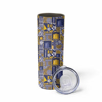 Tokelau Manuia te Kilihimahi Skinny Tumbler Pacific Patchwork Xmas Vibes LT9 - Polynesian Pride