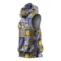 Tokelau Manuia te Kilihimahi Sleeveless Hoodie Pacific Patchwork Xmas Vibes LT9 - Polynesian Pride