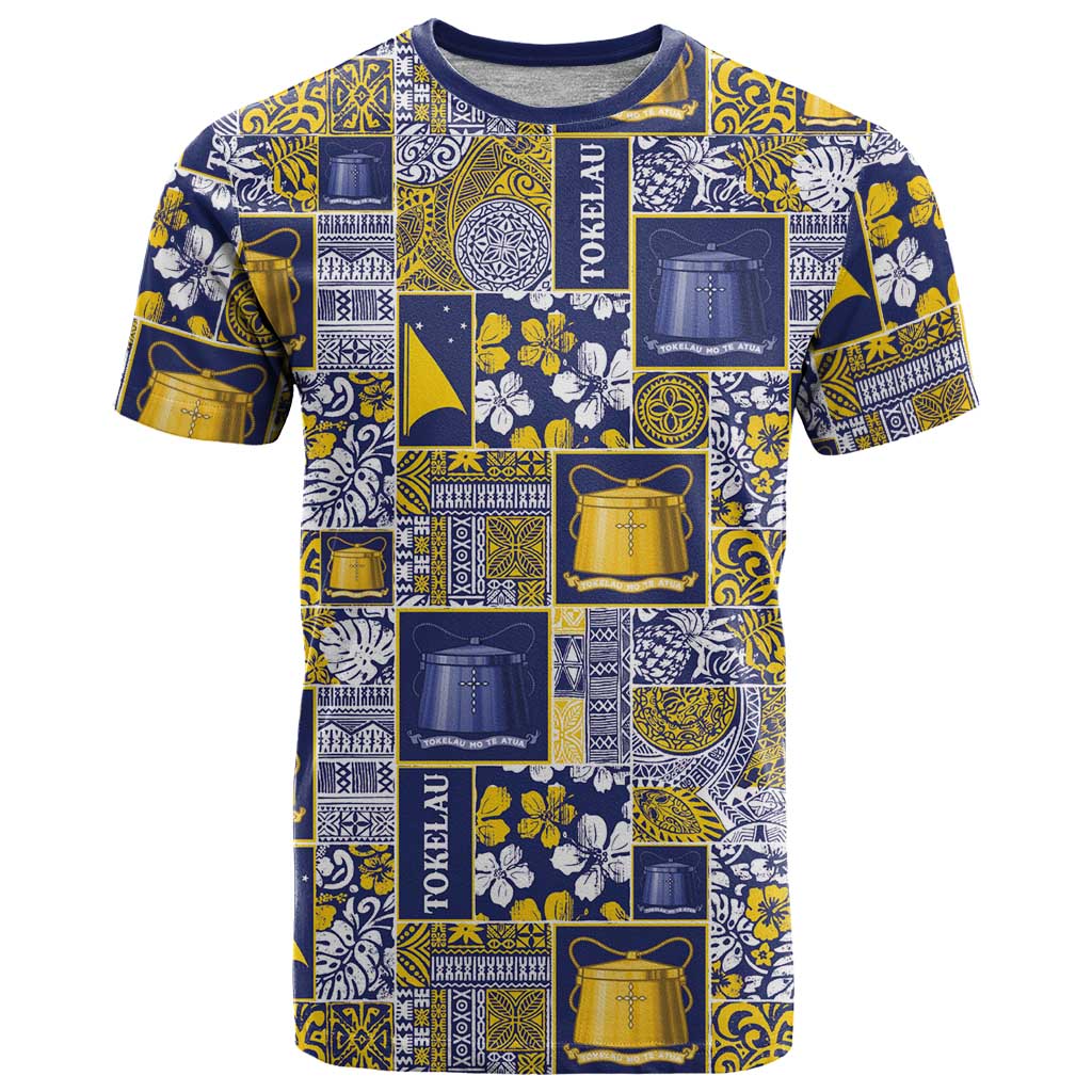 Tokelau Manuia te Kilihimahi T Shirt Pacific Patchwork Xmas Vibes - Polynesian Pride