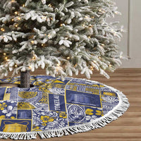 Tokelau Manuia te Kilihimahi Tree Skirt Pacific Patchwork Xmas Vibes LT9 - Polynesian Pride
