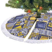Tokelau Manuia te Kilihimahi Tree Skirt Pacific Patchwork Xmas Vibes LT9 - Polynesian Pride