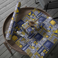 Tokelau Manuia te Kilihimahi Wrapping Paper Pacific Patchwork Xmas Vibes LT9 - Polynesian Pride