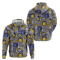 Tokelau Manuia te Kilihimahi Zip Hoodie Pacific Patchwork Xmas Vibes LT9 - Polynesian Pride