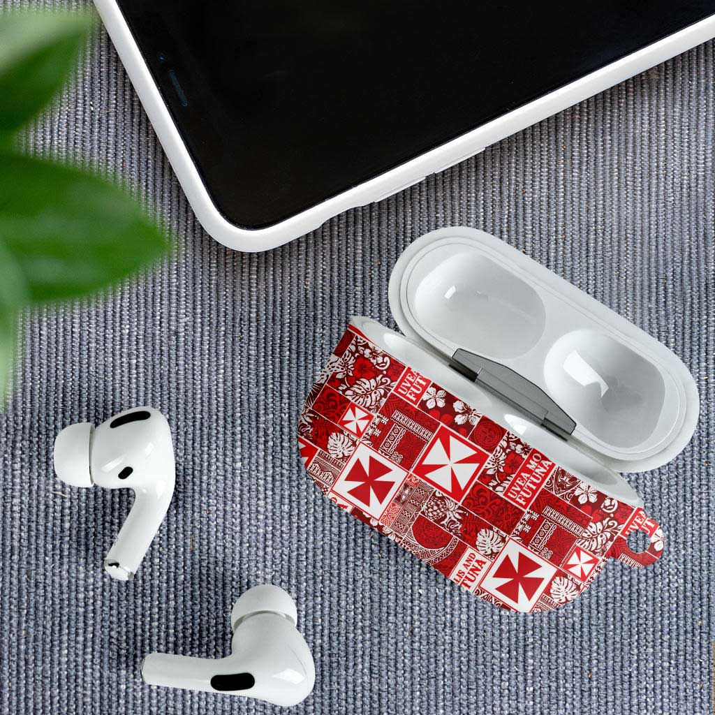 Wallis Et Futuna Kilisimasi Fiefia AirPods Case Pacific Patchwork Xmas Vibes - Polynesian Pride