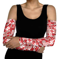Wallis Et Futuna Kilisimasi Fiefia Arm Sleeves Pacific Patchwork Xmas Vibes LT9 - Polynesian Pride