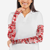 Wallis Et Futuna Kilisimasi Fiefia Arm Sleeves Pacific Patchwork Xmas Vibes LT9 - Polynesian Pride