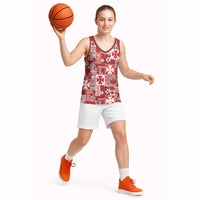 Wallis Et Futuna Kilisimasi Fiefia Basketball Jersey Pacific Patchwork Xmas Vibes LT9 - Polynesian Pride