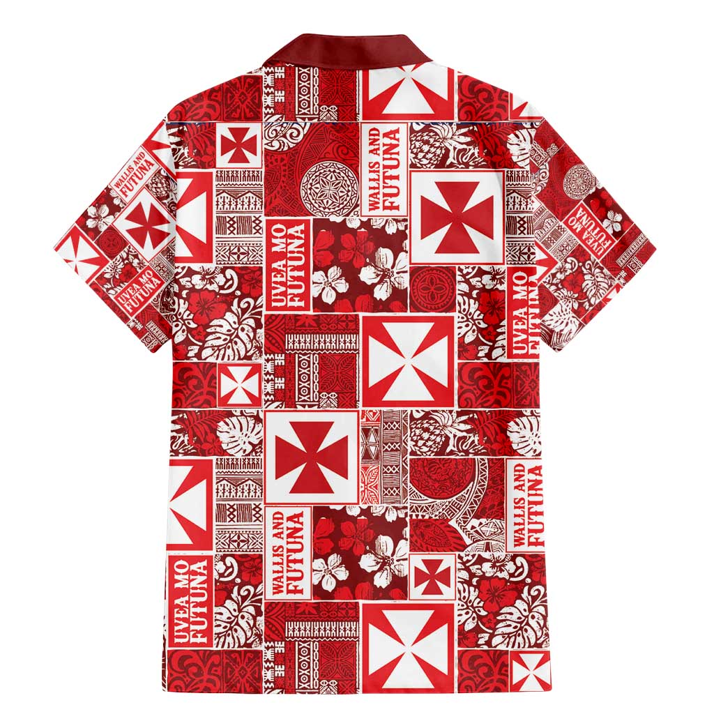 Wallis Et Futuna Kilisimasi Fiefia Family Matching Mermaid Dress and Hawaiian Shirt Pacific Patchwork Xmas Vibes - Polynesian Pride