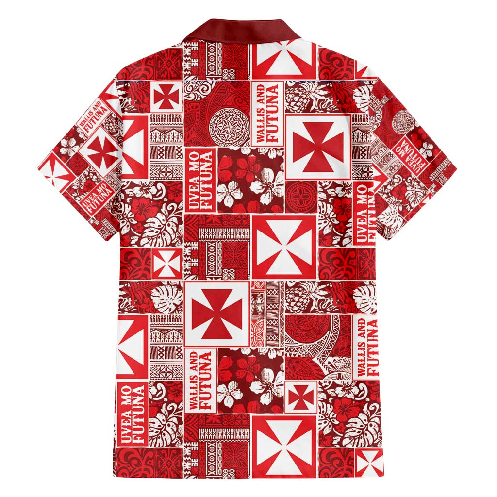Wallis Et Futuna Kilisimasi Fiefia Family Matching Off Shoulder Maxi Dress and Hawaiian Shirt Pacific Patchwork Xmas Vibes - Polynesian Pride