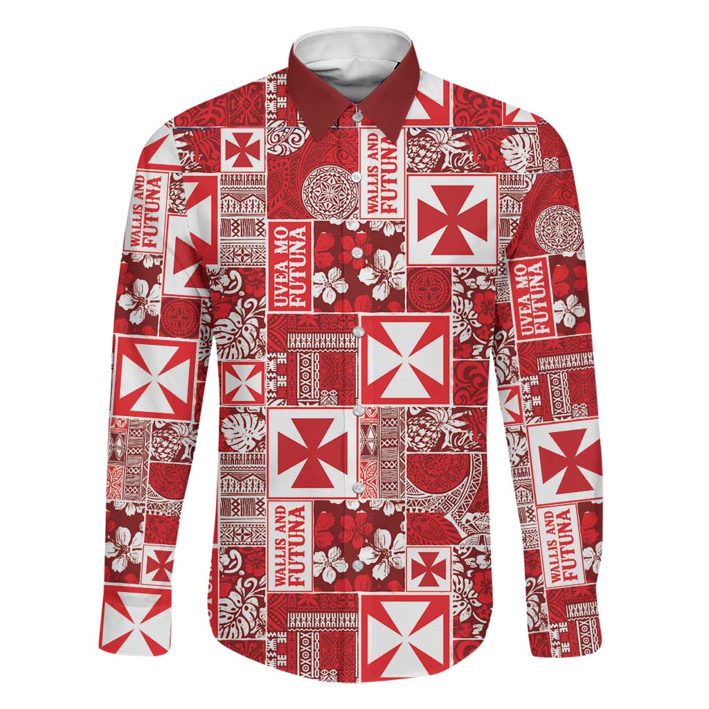 Wallis Et Futuna Kilisimasi Fiefia Family Matching Puletasi and Hawaiian Shirt Pacific Patchwork Xmas Vibes - Polynesian Pride