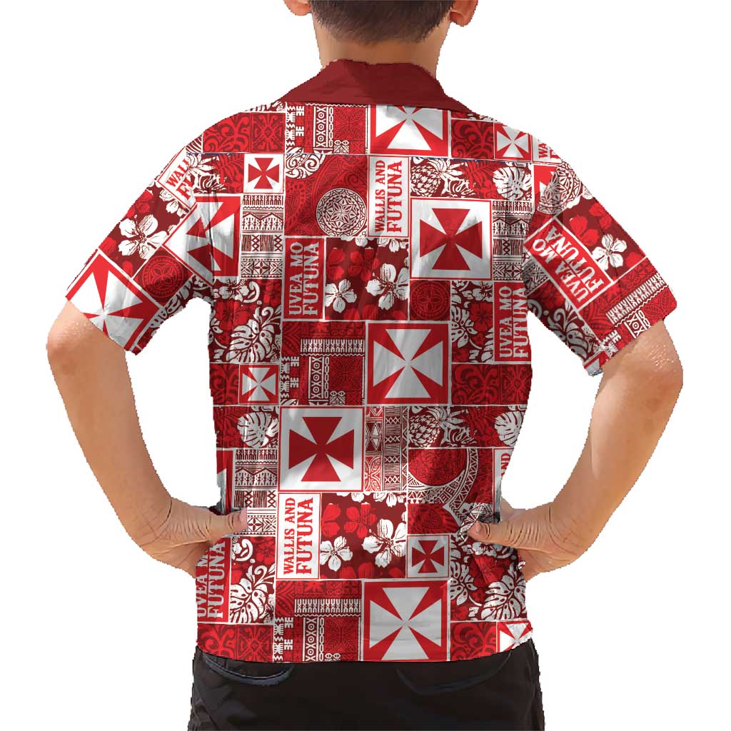 Wallis Et Futuna Kilisimasi Fiefia Hawaiian Shirt Pacific Patchwork Xmas Vibes LT9 - Polynesian Pride