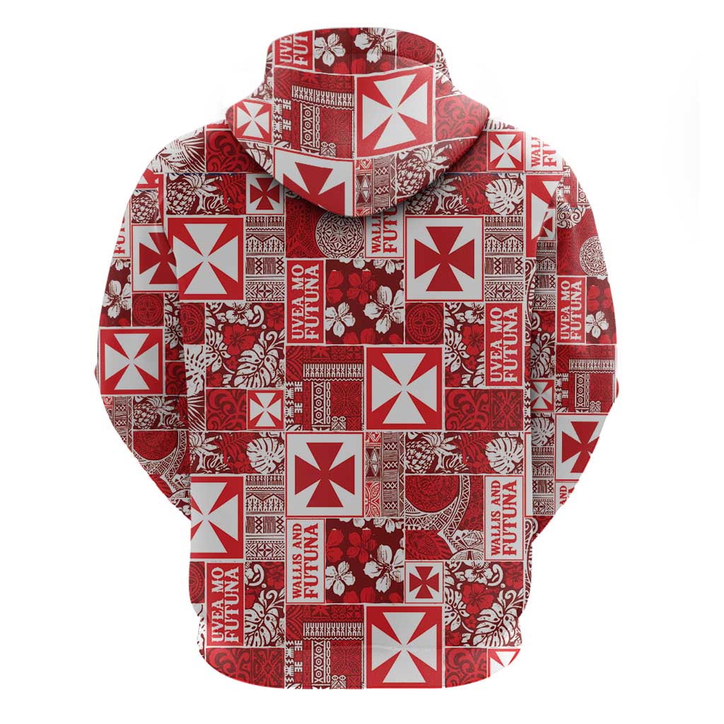 Wallis Et Futuna Kilisimasi Fiefia Hoodie Pacific Patchwork Xmas Vibes - Polynesian Pride