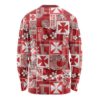 Wallis Et Futuna Kilisimasi Fiefia Long Sleeve Shirt Pacific Patchwork Xmas Vibes LT9 - Polynesian Pride