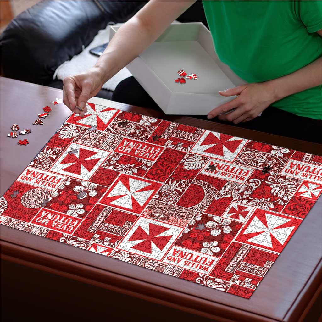 Wallis Et Futuna Kilisimasi Fiefia Puzzle Pacific Patchwork Xmas Vibes LT9 - Polynesian Pride