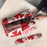 Wallis Et Futuna Kilisimasi Fiefia Umbrella Pacific Patchwork Xmas Vibes LT9 - Polynesian Pride