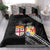 Fiji Tonga Coat of Arm Personalised Bedding Set With Masi Tapa and Tongan Ngatu Together LT9 - Polynesian Pride