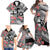 Fiji Tonga Coat of Arm Personalised Family Matching Off Shoulder Maxi Dress and Hawaiian Shirt With Masi Tapa and Tongan Ngatu Together LT9 - Polynesian Pride