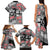 Fiji Tonga Coat of Arm Personalised Family Matching Tank Maxi Dress and Hawaiian Shirt With Masi Tapa and Tongan Ngatu Together LT9 - Polynesian Pride