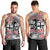 Fiji Tonga Coat of Arm Personalised Men Tank Top With Masi Tapa and Tongan Ngatu Together LT9 - Polynesian Pride