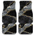 Polynesian Tribal Tattoo Car Mats Dark Marble Pattern