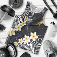 Polynesian Tribal Tattoo Men Tank Top Plumeria Black Gold Marble Pattern LT9 - Polynesian Pride