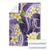 Polynesian Tribal Tattoo Blanket Plumeria Purple Marble Pattern