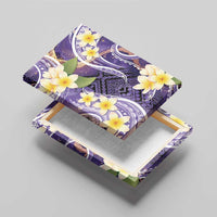 Polynesian Tribal Tattoo Canvas Wall Art Plumeria Purple Marble Pattern LT9 - Polynesian Pride