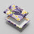 Polynesian Tribal Tattoo Canvas Wall Art Plumeria Purple Marble Pattern