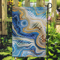 Polynesian Tribal Tattoo Garden Flag Swirling Ocean Marble Pattern LT9 Garden Flag Ocean - Polynesian Pride