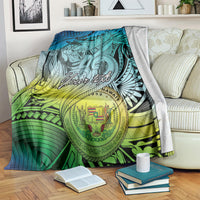 Personalised Aloha King Kamehameha Spirits Blanket Art Special LT9 Art - Polynesian Pride