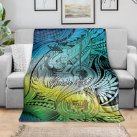 Personalised Aloha King Kamehameha Spirits Blanket Art Special LT9 - Polynesian Pride