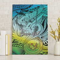 Personalised Aloha King Kamehameha Spirits Canvas Wall Art Art Special LT9 Without Frame Art - Polynesian Pride