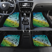 Personalised Aloha King Kamehameha Spirits Car Mats Art Special LT9 Set 4pcs Art - Polynesian Pride