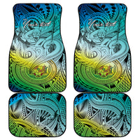 Personalised Aloha King Kamehameha Spirits Car Mats Art Special LT9 - Polynesian Pride