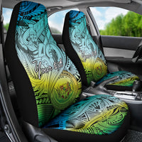 Personalised Aloha King Kamehameha Spirits Car Seat Cover Art Special