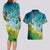 Personalised Aloha King Kamehameha Spirits Couples Matching Long Sleeve Bodycon Dress and Hawaiian Shirt Art Special LT9 - Polynesian Pride